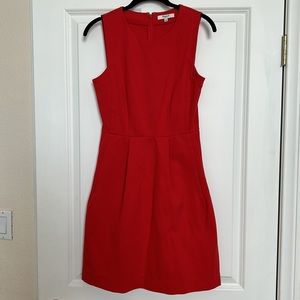 Madewell Red Sleeveless Dress